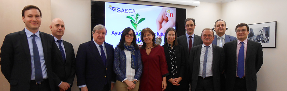 La presidenta de SEPI visita la sede social de SAECA en Madrid