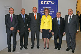 The Spanish Kings grant the King of Spain International Journalism Awards and inaugurate the exhibition commemorating EFE’s 75th anniversary