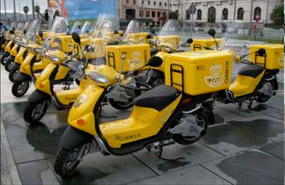 CORREOS renueva su parque móvil con la compra de 1.000 motocicletas