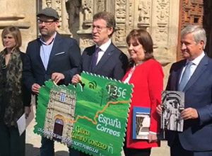 CORREOS presenta los sellos dedicados al Camino del Norte-Camino Costero y a Santiago de Compostela