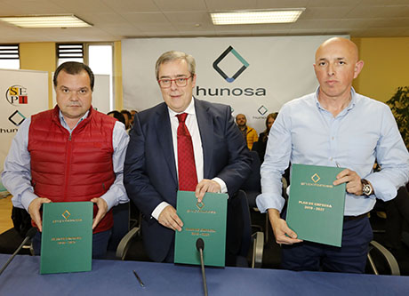 HUNOSA firma Plan de Empresa