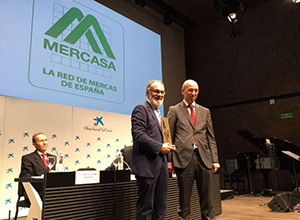 El presidente de MERCASA, José Ramón Sempere, recoge el Premio Espiga de Oro 2019