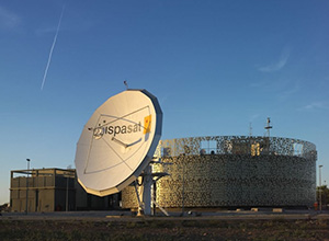 Antena y centro de control de HISPASAT
