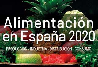 Portada del Informe de Alimentación en España 2020 elaborado por MERCASA.