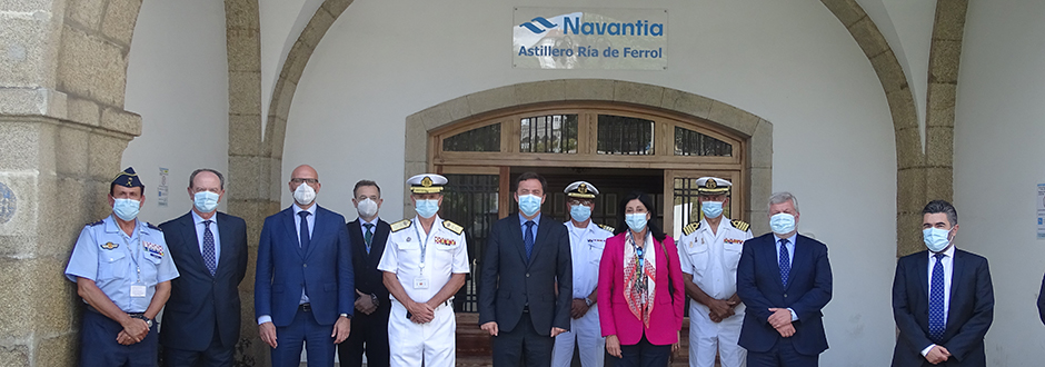La secretaria de Estado de Defensa visita las instalaciones de NAVANTIA en Ferrol