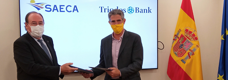 SAECA y Triodos Bank firman un convenio para facilitar el acceso a la financiación del sector primario