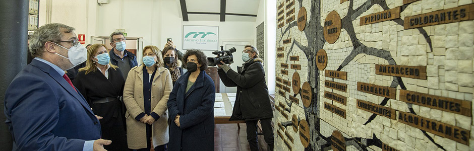 HUNOSA revaloriza el pasado minero y abre al público las puertas de su archivo histórico en el Pozo Fondón