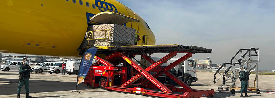 Correos Cargo’s first flight will carry aid for Ukrainian refugees   