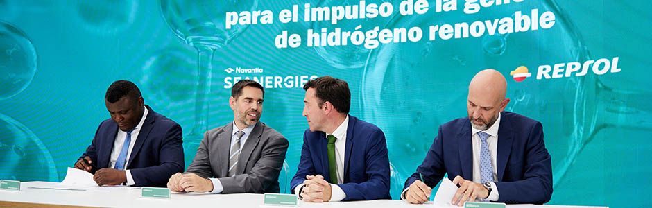 Navantia Seanergies y Repsol explorarán oportunidades en la generación de hidrógeno renovable 