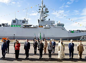 NAVANTIA entrega a la Real Marina de Arabia Saudí la tercera corbeta construida en Bahía de Cádiz