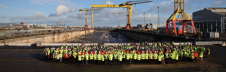 NAVANTIA comienza en Belfast la integración de Harland & Wolff