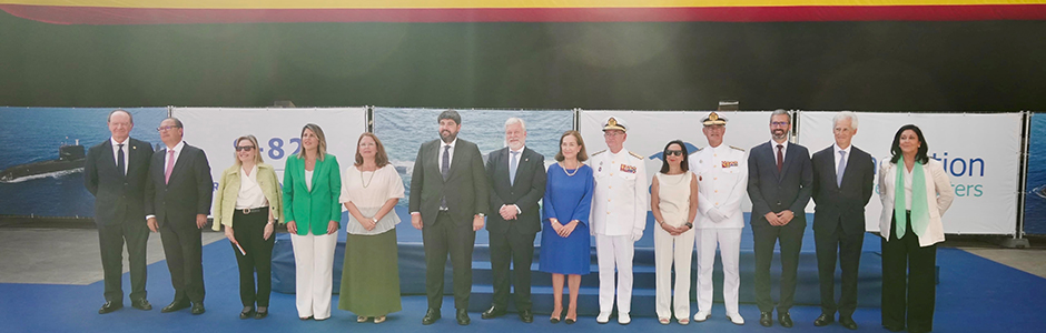 NAVANTIA celebra la ceremonia de puesta a flote del submarino S-82 ‘Narciso Monturiol’ en Cartagena