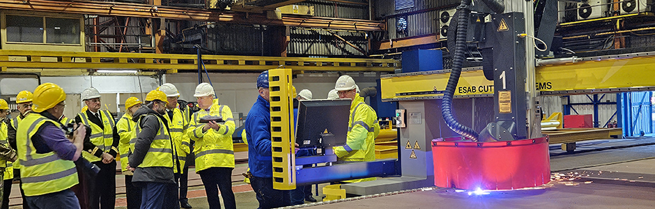 Comienza la construcción del primer buque FSS para Reino Unido en el astillero de Navantia UK en Appledore