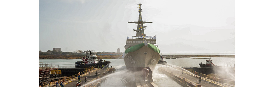 NAVANTIA bota en San Fernando la sexta corbeta para Arabia Saudí