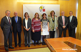 Primera reunión del Patronato de la Fundación SEPI con Pilar Platero como presidenta