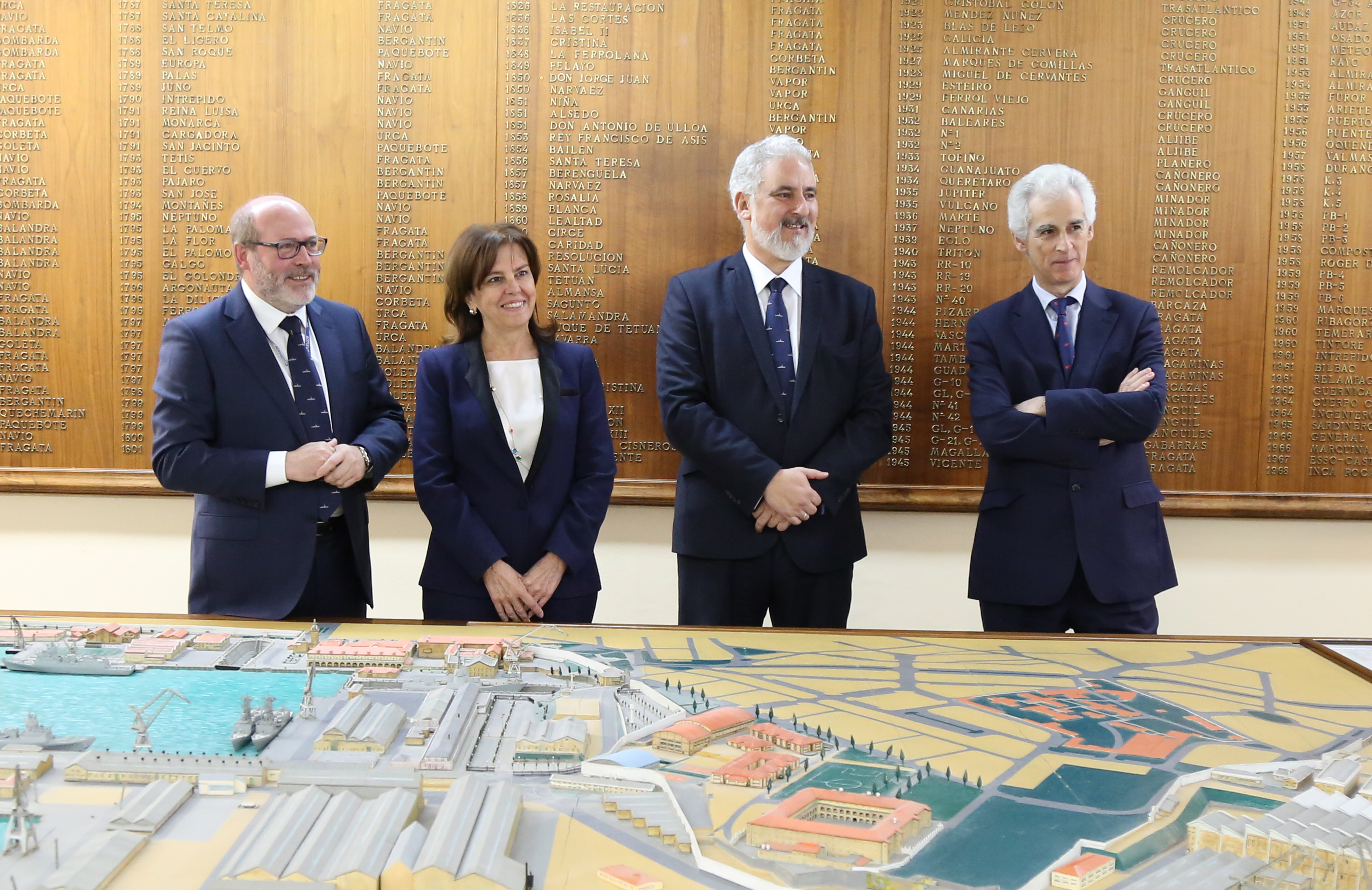 SEPI’s Chairwoman, Ms. Pilar Platero, pays a visit to Navantia’s shipyards at the Ría de Ferrol