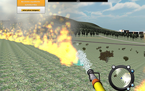 The ERVIN platform, a new training concept for the fight against fire developed by TRAGSA