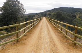 TRAGSA restores the former railway track of the Vía de la Plata as a natural path